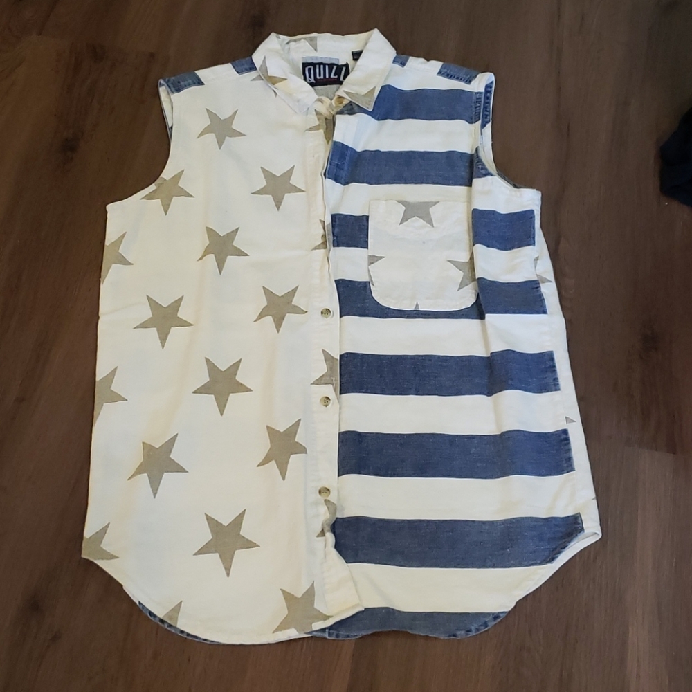 Vintage 90s sleeveless shirt